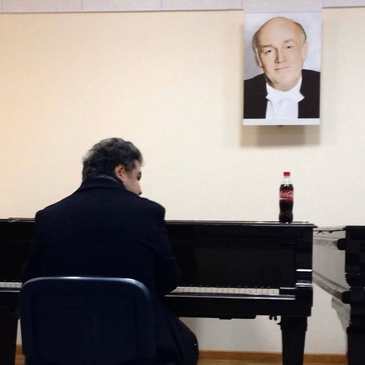 Backstage in Minsk