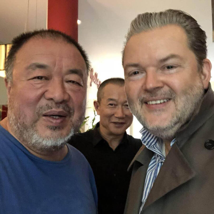 With Ai Weiwei and Oscar-winning composer Tan Dun